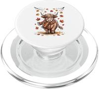 Bull Power Autumn Leaves Winter Spirit Strength Lover PopSockets PopGrip for MagSafe