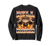 Bull Rider Bull Riding 90s Bootleg Style Sweatshirt