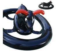 Bull Riding Float, 2025 New Oversized Realistic Bullfighter Mount Water Inflatable Toys, Giant Inflatable Tank Pool Float for Adults, Swim Raft Toy for Boys Girls Outdoor Beach Pool