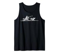 Bull Riding Western Cowboy Rodeo Wild West Ranch Life Texas Tank Top