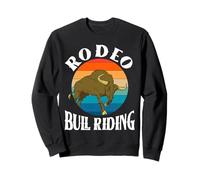 Bull Riding Western Cowboy Texas Fan Sweatshirt