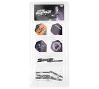 Bull´s NL Dirk Van Duijvenbode Aubergenius Flight Shaft Kit Dart Flight Set & Dart Shaft Set 8 Pieces