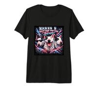 Bull Terrier Funny Boys Girls Costume Retro 90s Bootleg Meme Premium T-Shirt