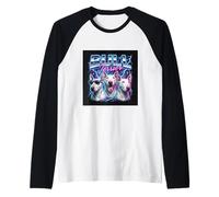 Bull Terrier Funny Boys Girls Costume Retro Meme 90s Bootleg Raglan Baseball Tee