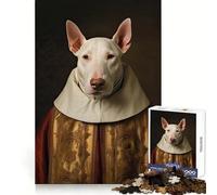 Bull Terrier The Pope Teenagers Puzzles 1000 Piece Jigsaws Mind Exercise Light Enjoyment Exact Cut Thoughtful Gift (50x75cm)