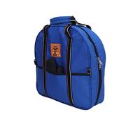 BULL TOOLS EV Charging & Jumper Cable Storage Bag, Organizer 6 Pocket Handmade Carry Bag - 15x15x4 Inch Waterproof Ballistic Polyester Canves Bag, Cords, Small Tools, For Motor Vehicles, Blue (O),