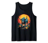 Bull Trading Trader Bitcoin Bull Market Crypto Investor BTC Tank Top