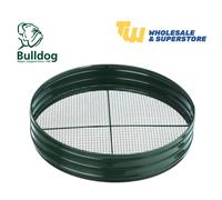 Bulldog 1/4" Garden Soil & Stone Metal Sift Riddle with 75mm Deep Steel Sieve
