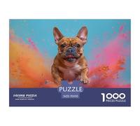 Bulldog 1000 Piece Jigsaw Puzzle - For Adults And Kids - Pet Dog Premium Quality, Rewarding, Collectible 70x50cm/1000pcs