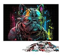 Bulldog 1000 Piece Jigsaw Puzzles for Adults Difficult Puzzles for Adults Ideal And Home Decor 50x75CM/19.68x29.52inch