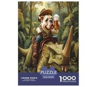 BULLDOG 1000 Pieces Premium Jigsaw Age 3+ Quirky, Abstract Design, Home Decoration, Educational, Challenging Puzzle Games 70x50cm/1000pcs