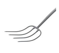 Bulldog 4 Prong Metal Handle Manure Fork