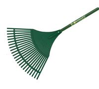 Bulldog 7128775480 Evergreen Plastic Leaf Rake Aluminium Shaft