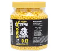 Bulldog Airsoft Extreme BB Pellets - 0.12g 6mm High-Performance BBs 5000 Jar - Yellow