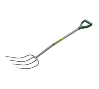 BULLDOG ALL METAL 4 PRONG MANURE FORK D PLASTIC HANDLE