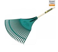 Bulldog Plastic Leaf Rake Autumn Lightweight Efficient Removal Durable Handle