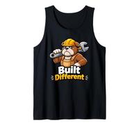 Bulldog Builder Built Different Graphic Tank Top