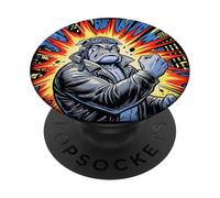 Bulldog Comic Book Hero PopSockets Adhesive PopGrip