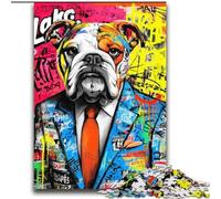 Bulldog Doodle JigsawPuzzle 2000 Pieces for Teenagers, Suitable for Ages 14 And Up Family Fun It Is Ideal As A Gift for The Whole Family (70x100cm)