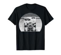 Bulldog Encounter with UFO Visitors T-Shirt