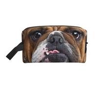 Bulldog FaceMakeup Trave Bag for Women,Cosmetic Large Capacity Organizer