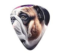Bulldog Galaxy Guitar Picks Gift Set - Smooth Durable Plectrums For Acoustic, Electric & Bass Guitar, Perfect Present For Guitar Lovers & Musicians