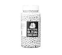 Bulldog High Pro Grade 6mm 0.25g White Medium Weight BB Pellets x 2000