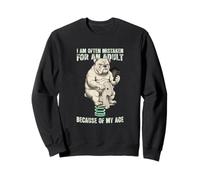 Bulldog I am often mistaken for an adult Sarcastic Sweatshirt