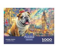 Bulldog in LondonEpic 1000-Piece Jigsaw Puzzles for Adults The Pinnacle of Impossible, Hard, Difficult Challenging Puzzle Educational Games - These Represent The Apex Gift Jigsaw Puzzles for Adults A