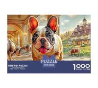 Bulldog in MansionEpic 1000-Piece Jigsaw Puzzles for Adults The Pinnacle of Impossible, Hard, Difficult Challenging Puzzle Educational Games - These Represent The Apex Gift Jigsaw Puzzles for Adults
