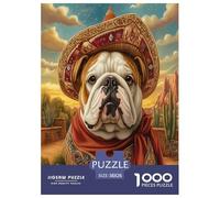 BULLDOG Jigsaw Puzzles Puzzle for Adults Kids. 1000 Pieces Great Gifts Challenge Toy Educational Game Home Decoration for Educational Games Gifts 38x26cm/1000pcs