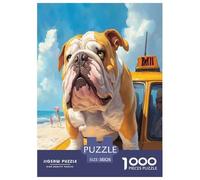 BULLDOG Jigsaw Puzzles Puzzle for Adults Kids. 1000 Pieces Impossible Challenge Toy Educational Games Home Decoration for Educational Games Gifts 38x26cm/1000pcs