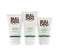 Bulldog Mens Skincare and Grooming Original Full Face Kit with Moisturizer Face Wash Face Scrub