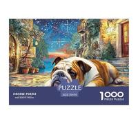 Bulldog NightEpic 1000-Piece Jigsaw Puzzles for Adults The Pinnacle of Impossible, Hard, Difficult Challenging Puzzle Educational Games - These Represent The Apex Gift Jigsaw Puzzles for Adults And K