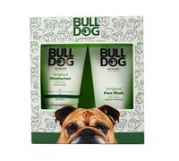 Bulldog Original Face Wash 150ml + Moisturiser 100ml Aloe Vera Men Skincare Set