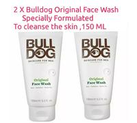 Bulldog Original Face Wash Cleans Skin 2x 150ml cleanses the skin Effectively
