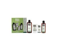 Bulldog Original Morning Routine - Shower Gel 500ml, Moisturiser 100ml, Natural Deodorant 75ml & Shampoo 300ml Natural