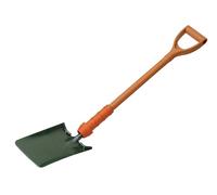 Bulldog Insulated Trench Metal Square D-Shaped Handle Trenching Shovel Pd5Tsinr