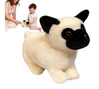 Bulldog Plush, Cute Bulldog Stuffed Toy, 7.09 inches Ultra-Soft Fabric, Durable Stitching, Model Doll Figure Collection Decorative for Girl Boy Children Adults Bedroom Sofa Bed