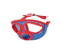 Bulldog Pug Short Nose Dog Mouth Cover Anti-eating Biting Breathable Mesh for Flat Faces Comfortable Breathing 3D Space Design Lightweight Secure Fit Adjustable Three- Easy On Off Washable Quick-Dryin