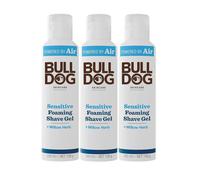 Bulldog Sensitive Foaming Shave Gel 200Ml X3 In White White One Size