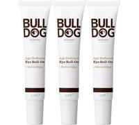 BULLDOG SKINCARE - Age Defence Eye Roll-On For Men Reduces lines and Wrinkles 15ml x 3 Pack