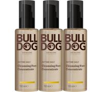 BULLDOG SKINCARE - Anytime Daily Cleansing Concentrate for Men | Face Wash 100ml x 3 Pack