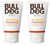 BULLDOG SKINCARE - Energising Face Scrub For Men Exfoliating Coconut shell scrub 125 ml (Pack of 2)