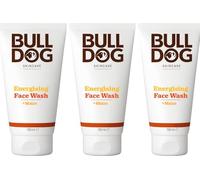 BULLDOG SKINCARE - Energising Face Wash For Men | Revitalising Face Cleanser 150ml x 3 Pack