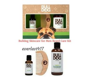 Bulldog Skincare for Men Beard Care Kit - Beard Shampoo, Beard Oil & Comb