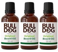 Bulldog Skincare for Men Original Beard Oil, 30ml x 3