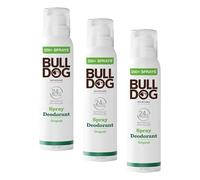 BULLDOG - Skincare for Men | Original Spray Deodorant | Men's Natural Deodorant | 125ml (Pack of 3)
