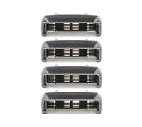 Bulldog Skincare For Men, Original Steel Blades Refill, Four 5-Blade Cartridges