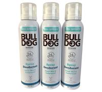 BULLDOG - Skincare for Men | Spray Deodorant | 125ml Fresh Mint - Pack of 3